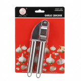 Garlic cracker on a red packaging with garlic illustrations and 'Start Like Homewares' branding.