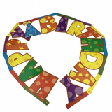 Happy Birthday Banners with Bronze Eyelets (12/288)