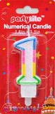 PT3001-G #1 Birthday Candles -Glitter (12/600)