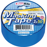 A roll of SealRite blue UV resist masking tape, 2 inches by 50 yards, with product number TP0245.